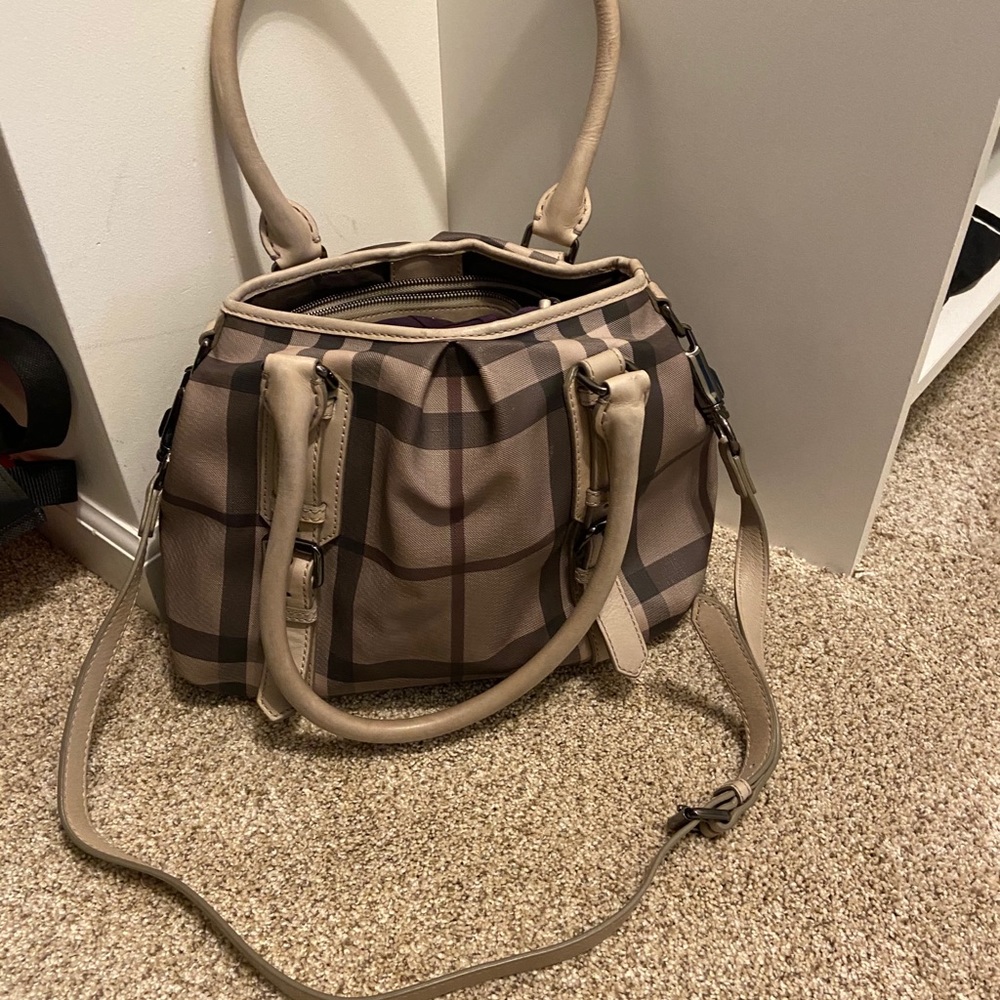 Smoked Check Small Northfield Tote Trench